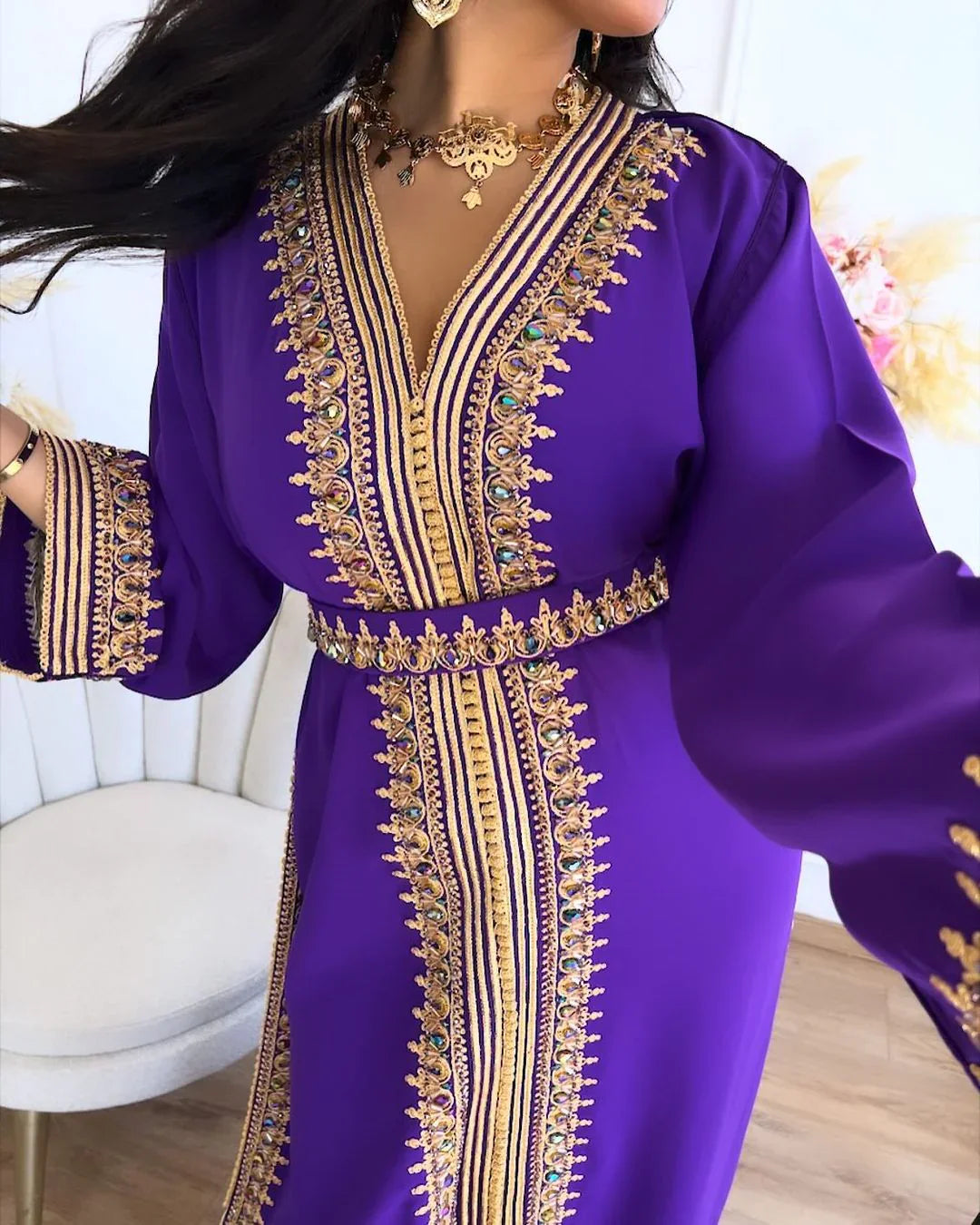 Sabah Kaftan – Handcrafted Moroccan Kaftan Dress