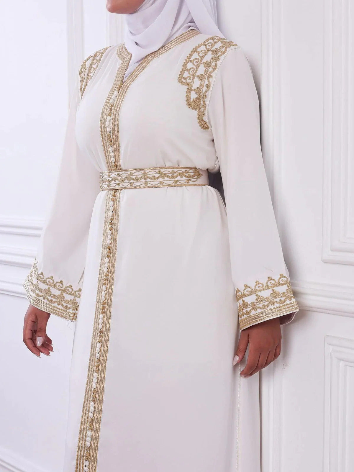 Kaoutar Kaftan – Handgefertigtes marokkanisches Kleid