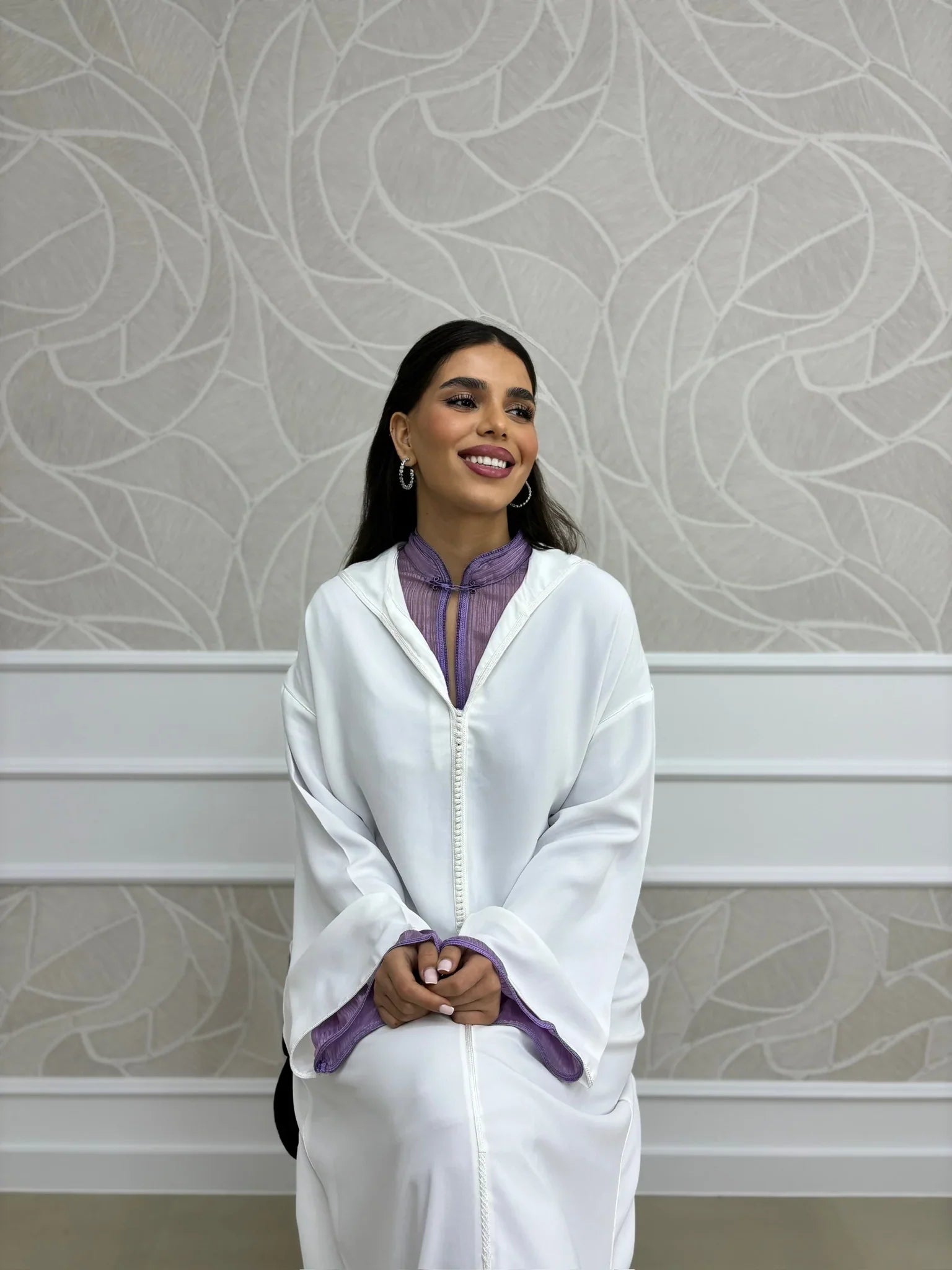 Ibtihal Djellaba – Casual Moroccan Tunic for Everyday Comfort