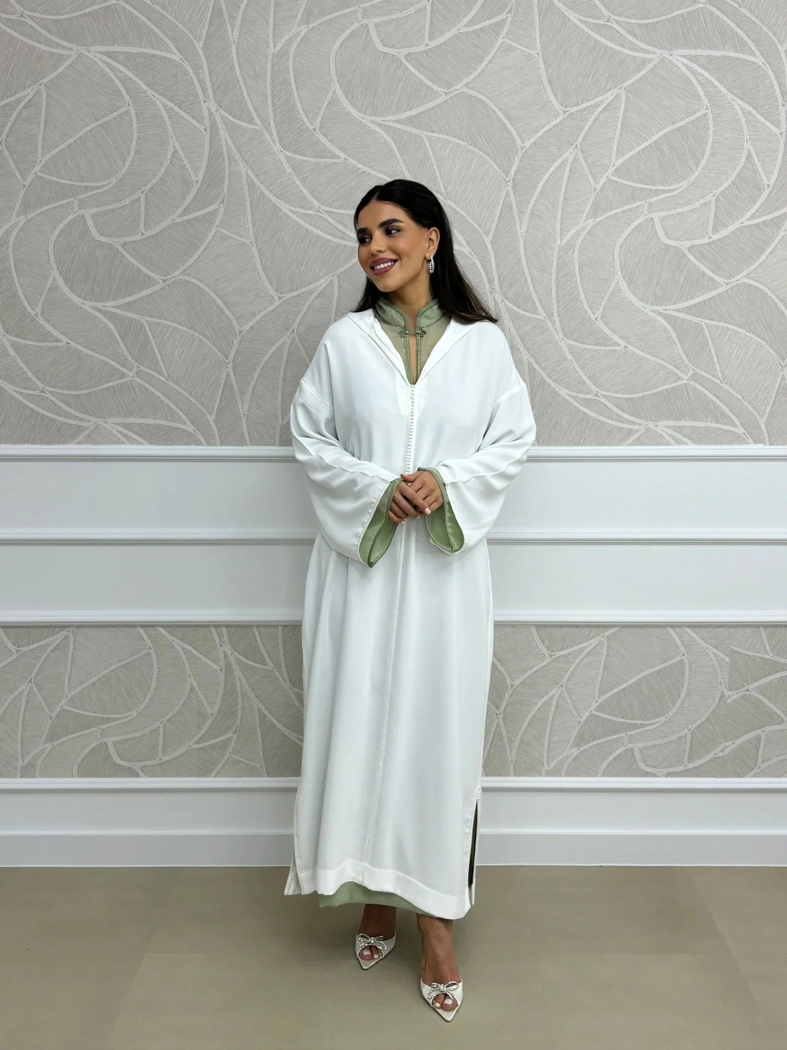 Ibtihal Djellaba – Casual Moroccan Tunic for Everyday Comfort